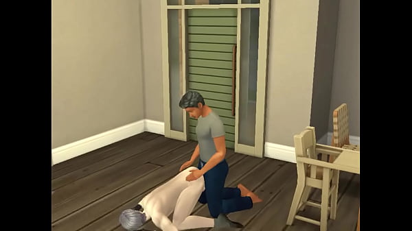 Daddy fucking a pale vampire’s ass